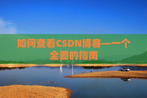 如何查看CSDN博客—一个全面的指南