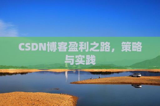 CSDN博客盈利之路，策略与实践